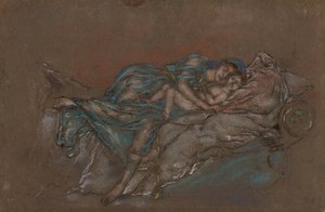 Moeder en Kind - De Parel, 1890-92 door James Abbott McNeill Whistler